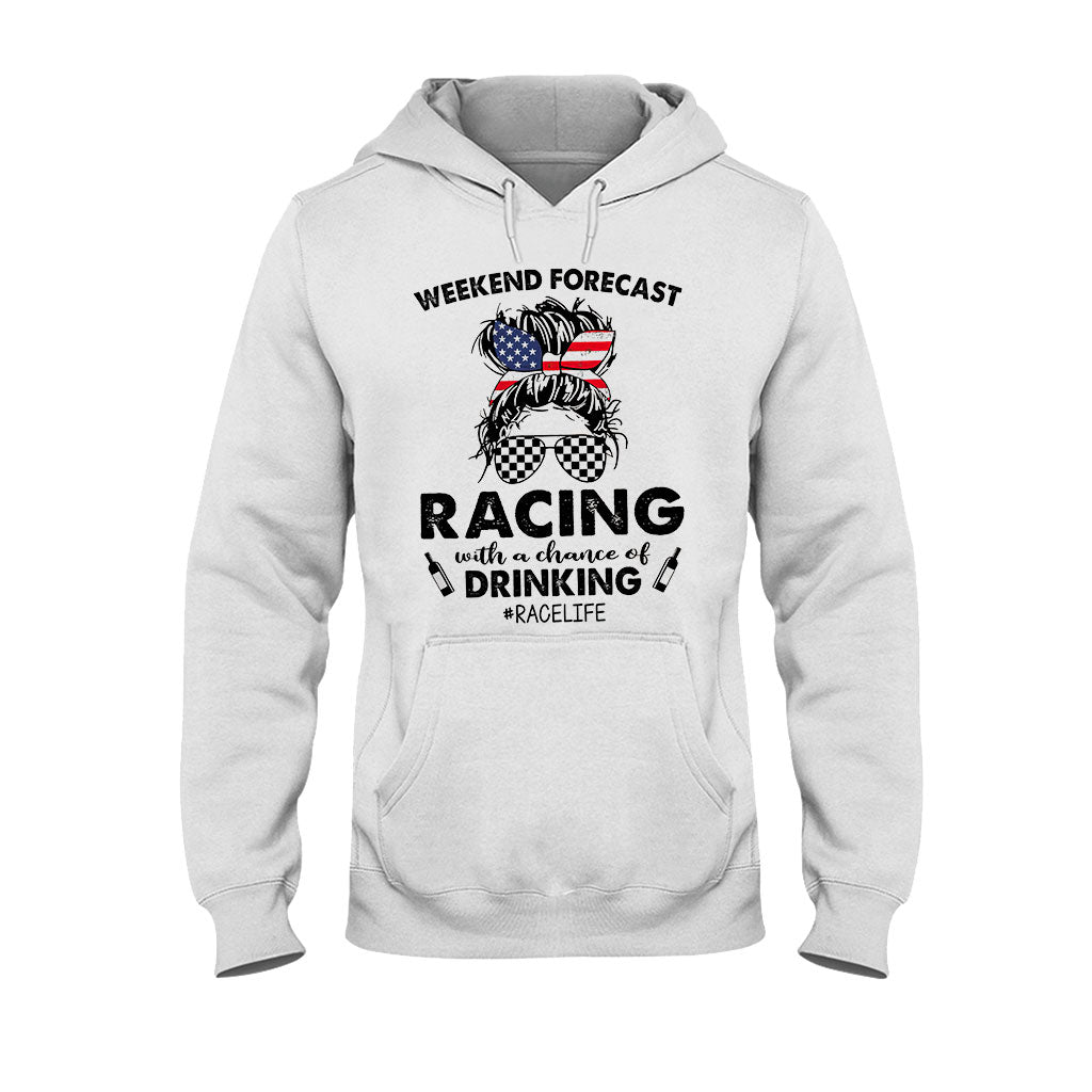 Weekend Forecast  - Racing T-shirt And Hoodie 082021