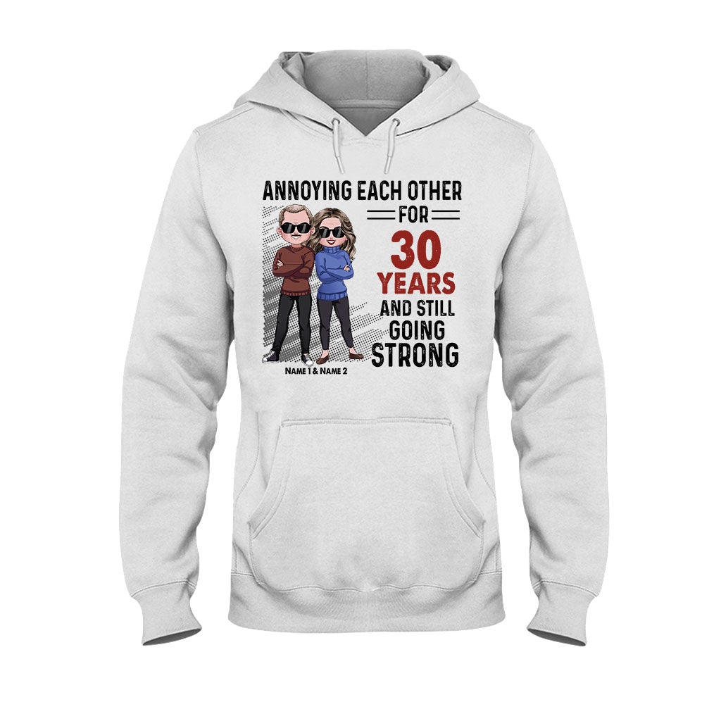 Annoying Each Other - Personalized Couple T-shirt and Hoodie