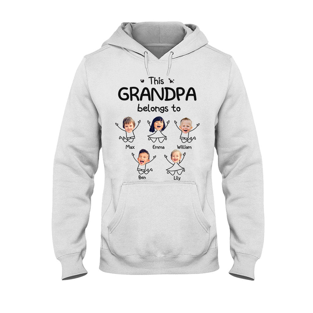 This Grandpa Belong To - Personalized Father's Day Grandpa T-shirt and Hoodie