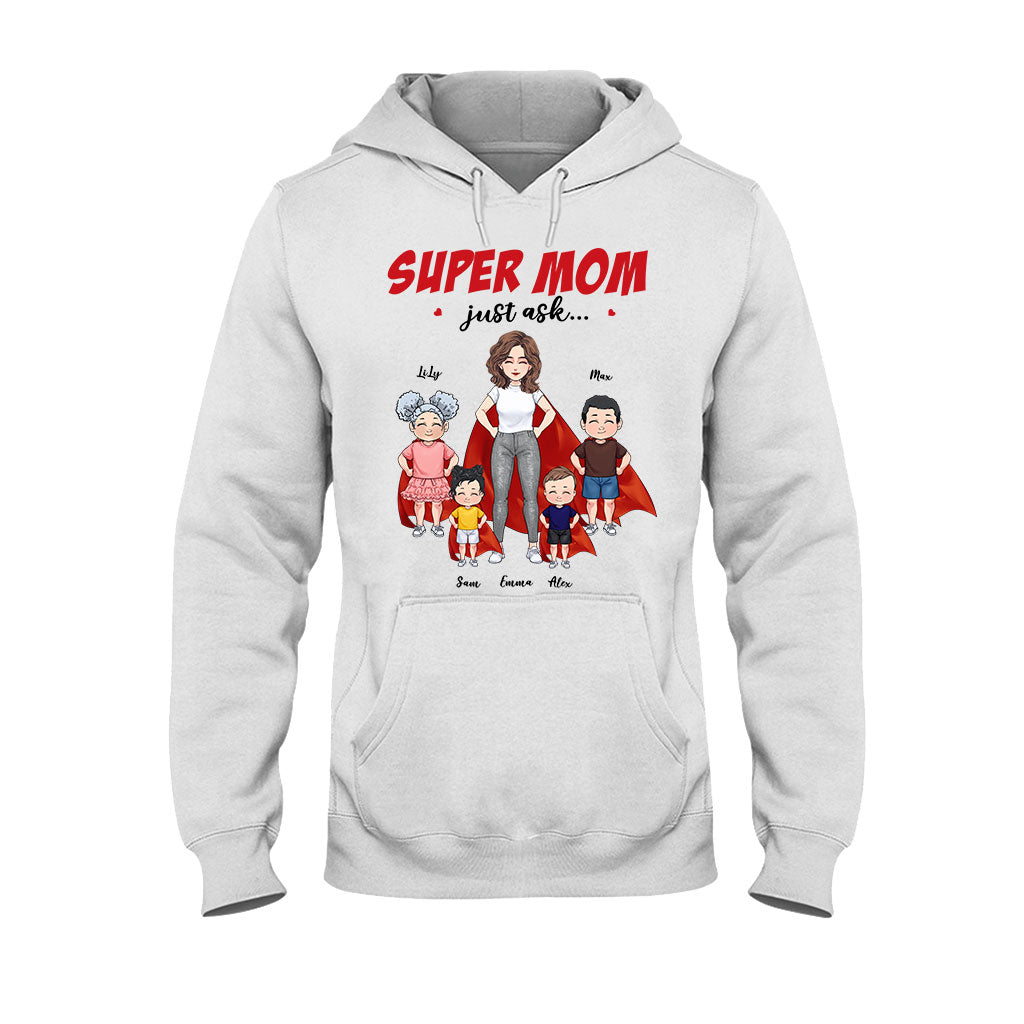 Super Mom - Gift for mom, grandma - Personalized T-shirt And Hoodie