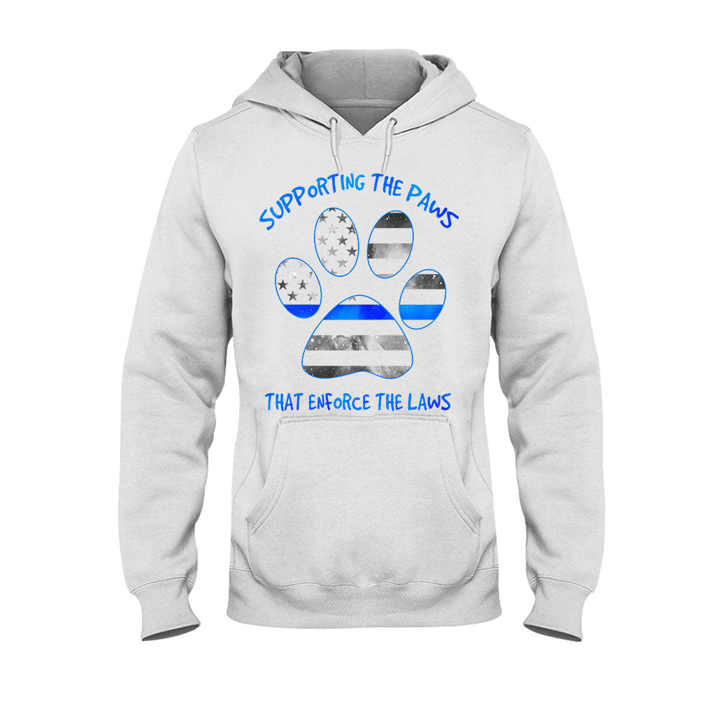 Supporting The Paws - Police Officer T-shirt And Hoodie 062021