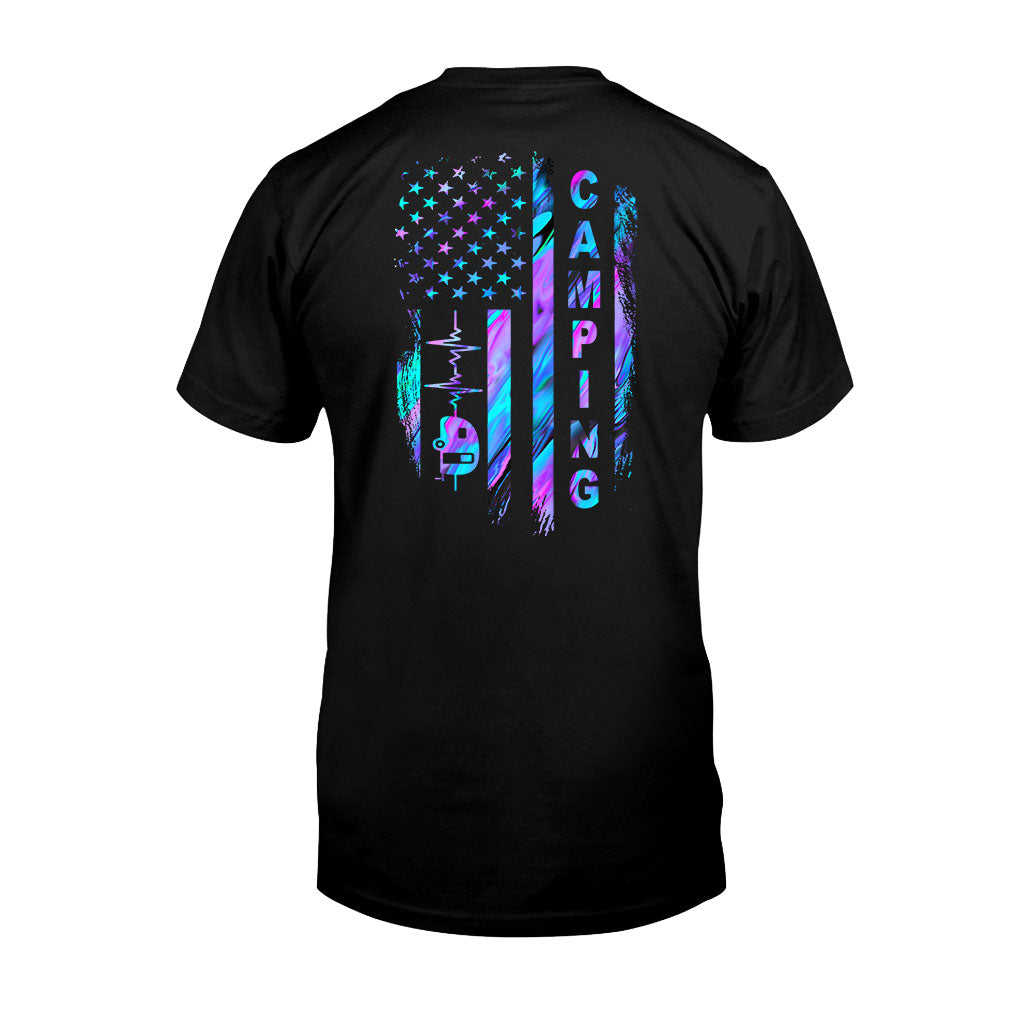 Camping Flag - Hologram T-shirt and Hoodie 1121