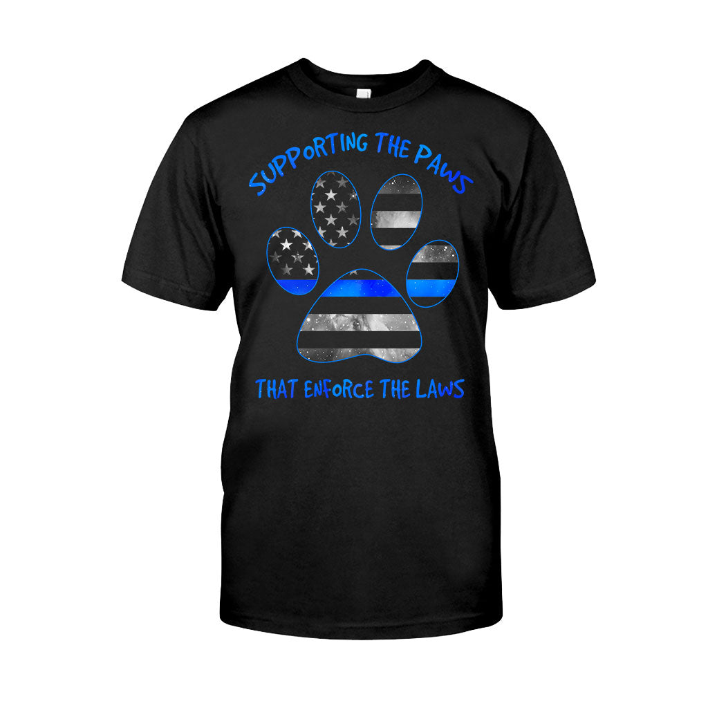 Supporting The Paws - Police Officer T-shirt And Hoodie 062021