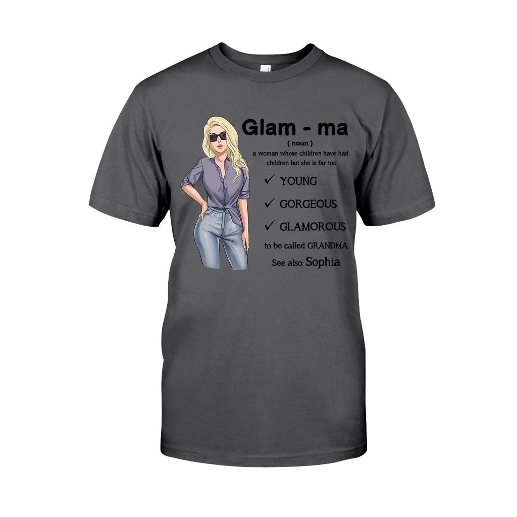 Glamma - Personalized Grandma T-shirt and Hoodie