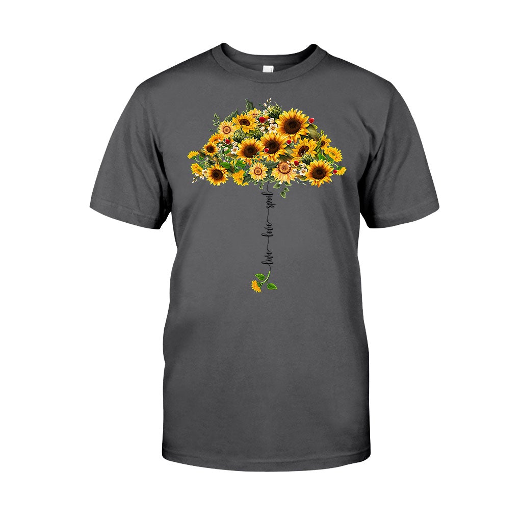 Discover Live Love Spoil Sunflower Umbrella - Personalized Grandma T-shirt and Hoodie 1021