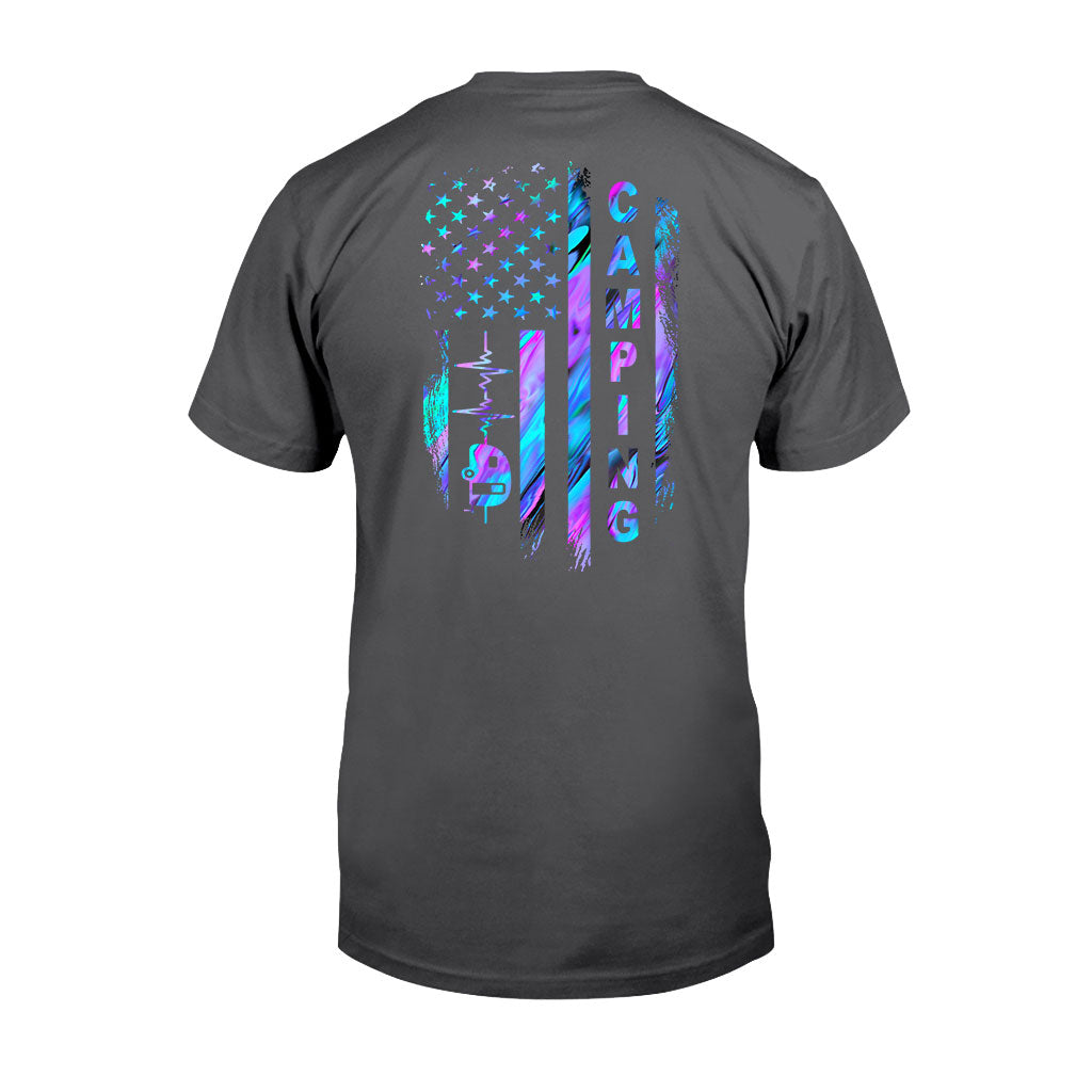 Camping Flag - Hologram T-shirt and Hoodie 1121