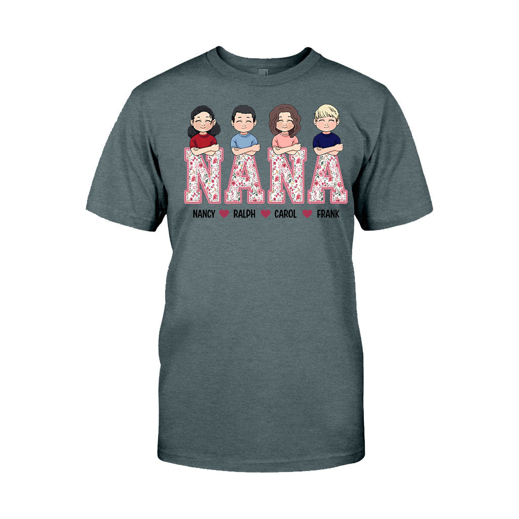Nana Life - Personalized Mother's Day Grandma T-shirt and Hoodie