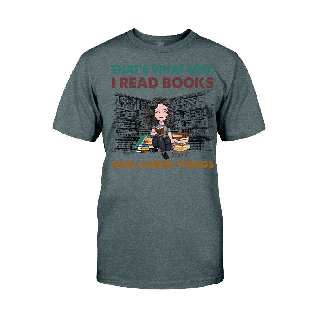 This Is My Reading Blanket - Personalized Book T-shirt and Hoodie