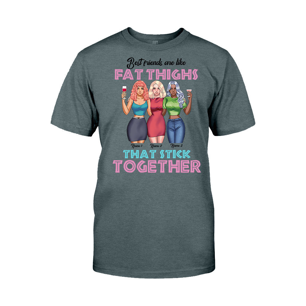 Best Friends Are Like Fat Thighs - Personalized Bestie T-shirt and Hoodie