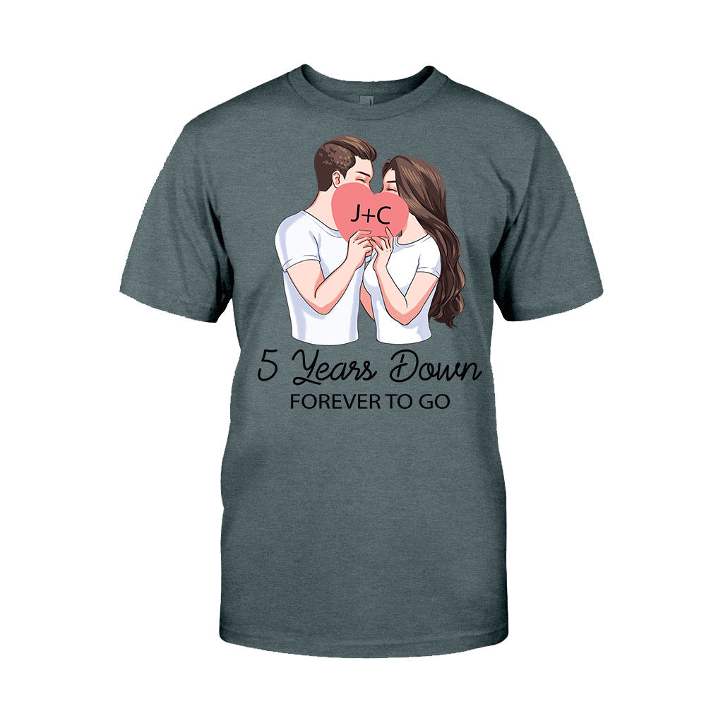 Forever To Go - Personalized Couple T-shirt and Hoodie