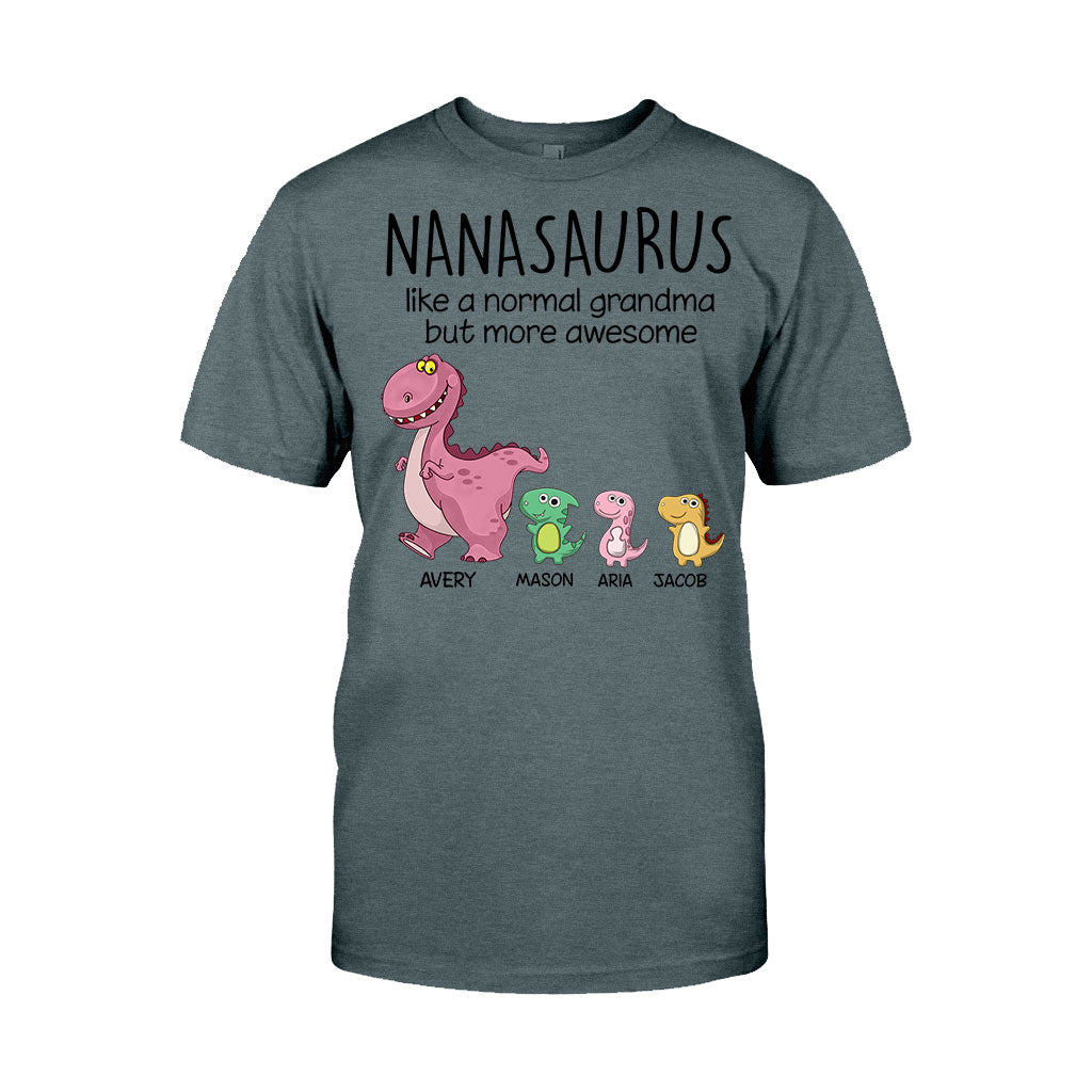 Grandmasaurus - Personalized Mother's day Grandma T-shirt and Hoodie