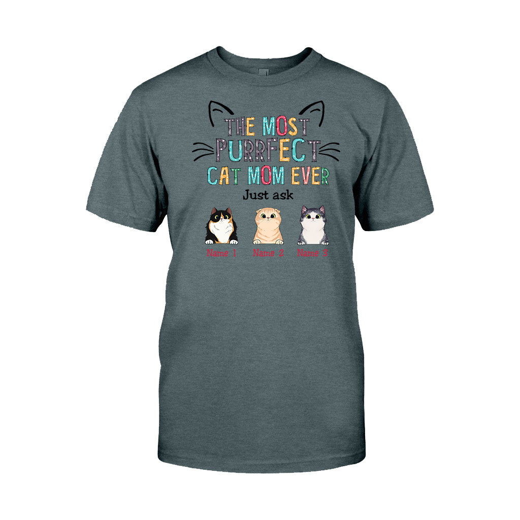 Furrfect Cat Mom - Personalized Mother's Day Cat T-shirt and Hoodie