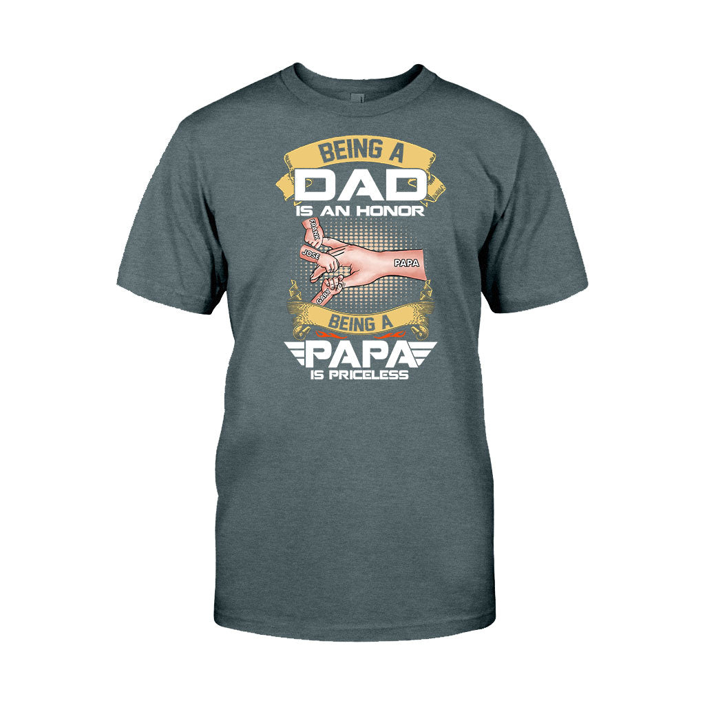 Discover Priceless Papa - Personalized Grandpa T-shirt and Hoodie