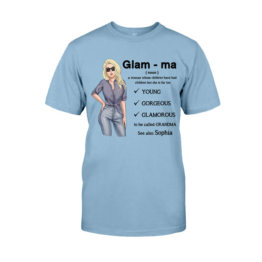 Glamma - Personalized Grandma T-shirt and Hoodie