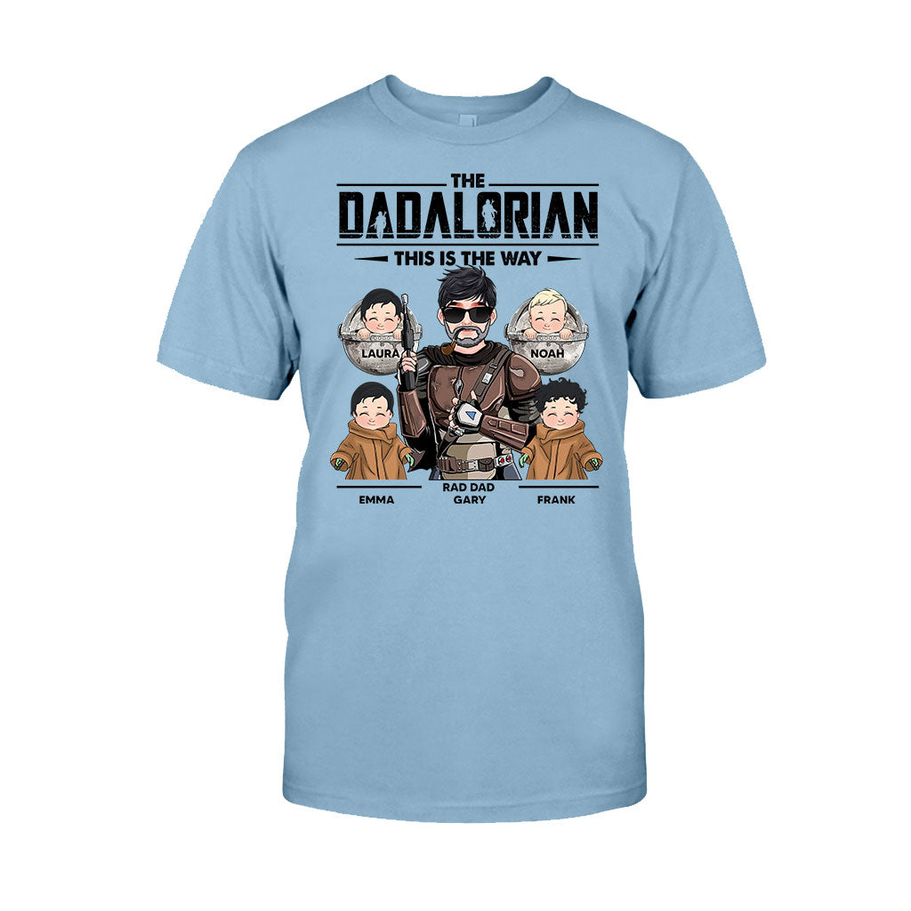 This Is The Way Dadalorian Mamalorian - Personalized Father T-shirt and Hoodie