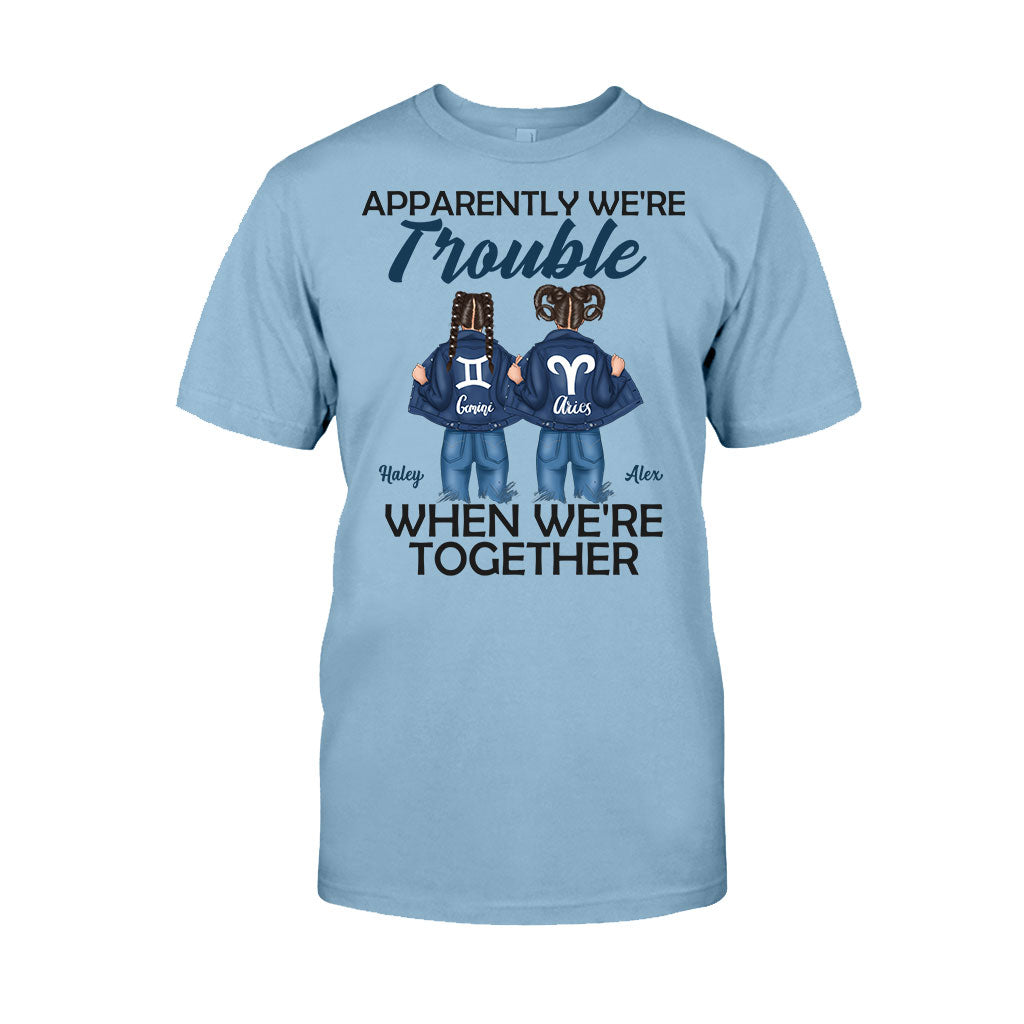 Trouble Together - Personalized Bestie T-shirt And Hoodie