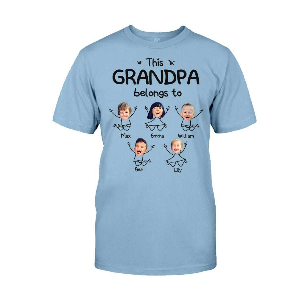 This Grandpa Belong To - Personalized Father's Day Grandpa T-shirt and Hoodie