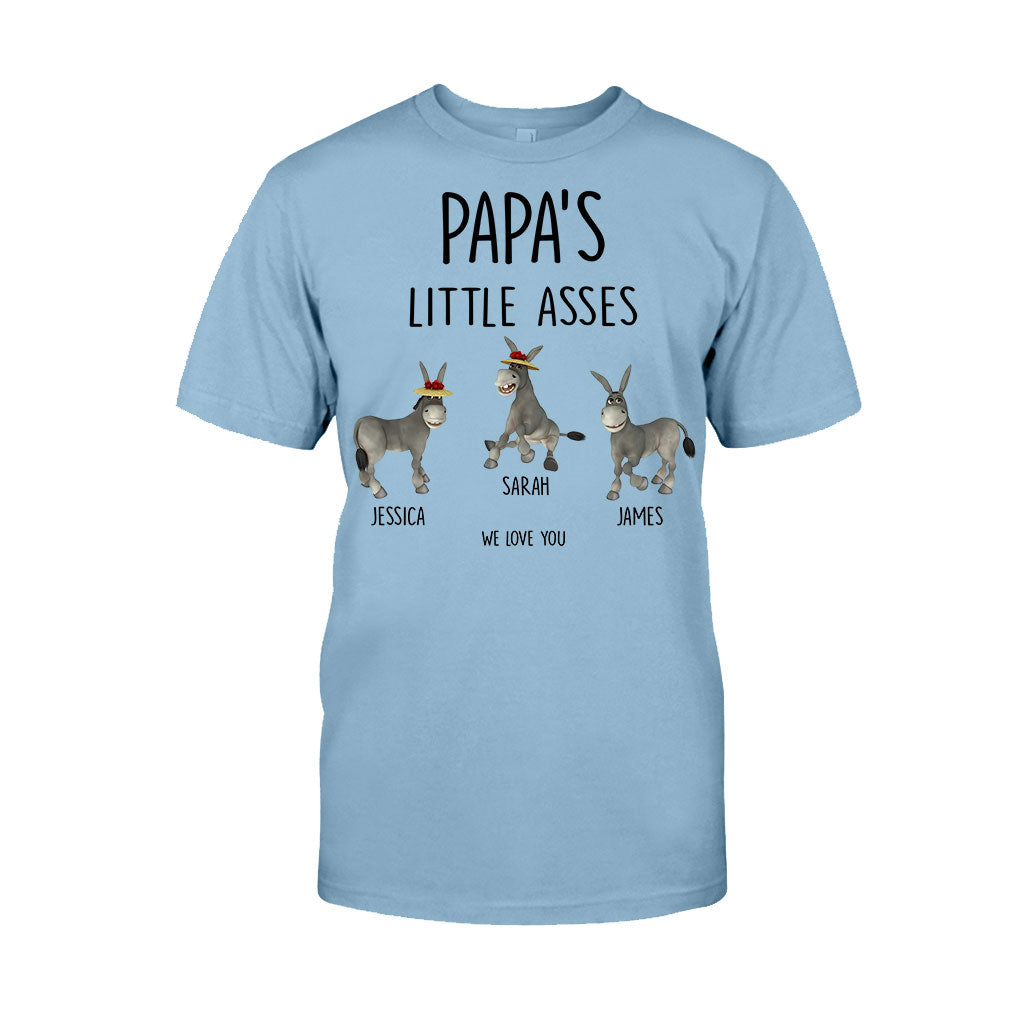Little Asses - Gift for dad, grandpa, mom, uncle, aunt, grandma - Personalized T-shirt And Hoodie