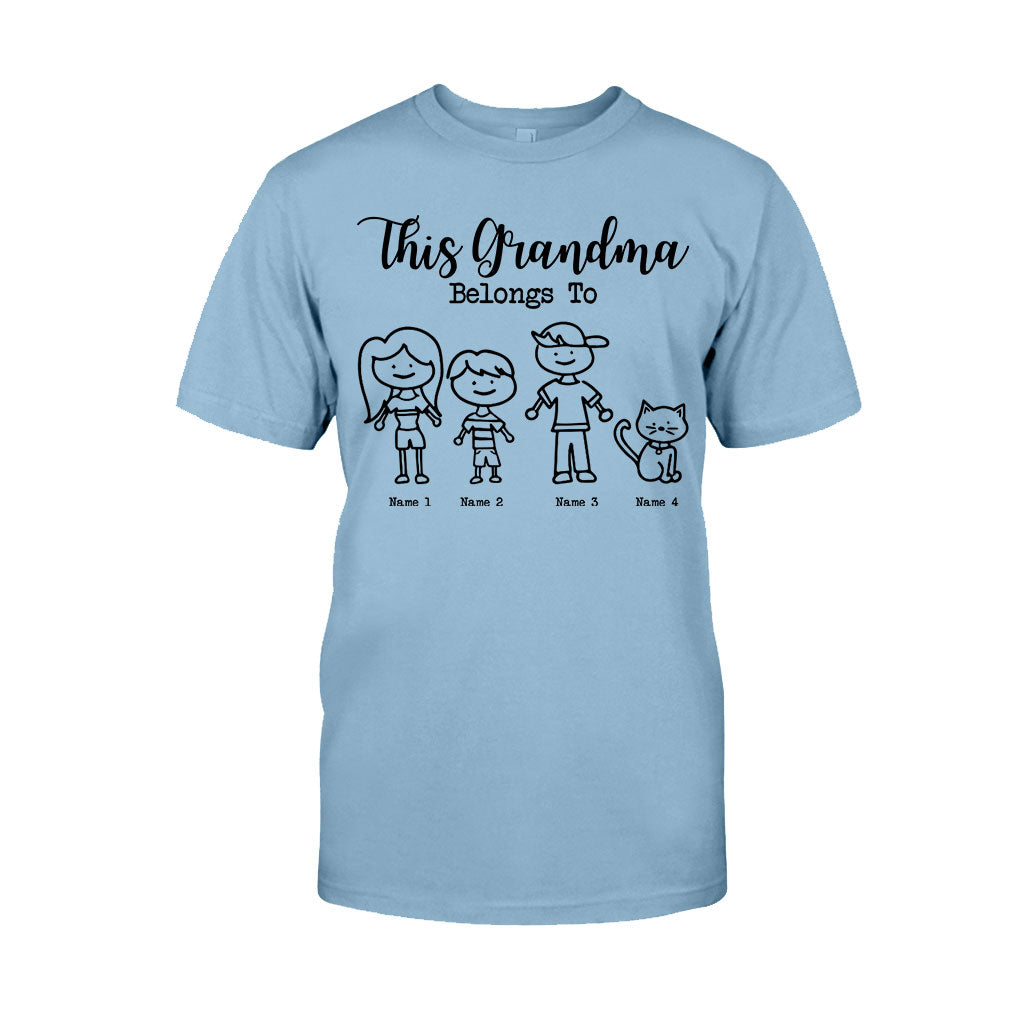 This Grandma Belongs To - Personalized Grandma T-shirt and Hoodie
