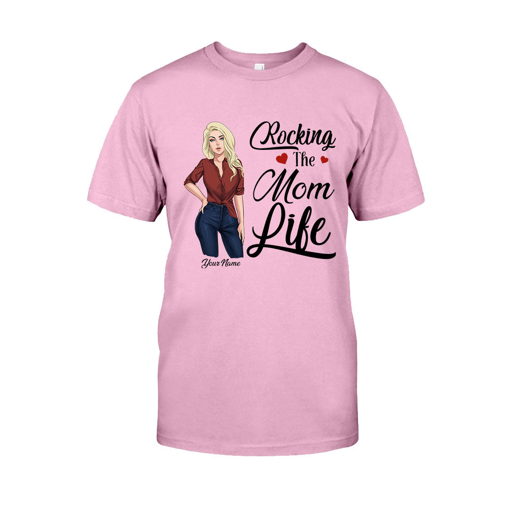 Rocking The Mom Life - Personalized T-shirt and Hoodie