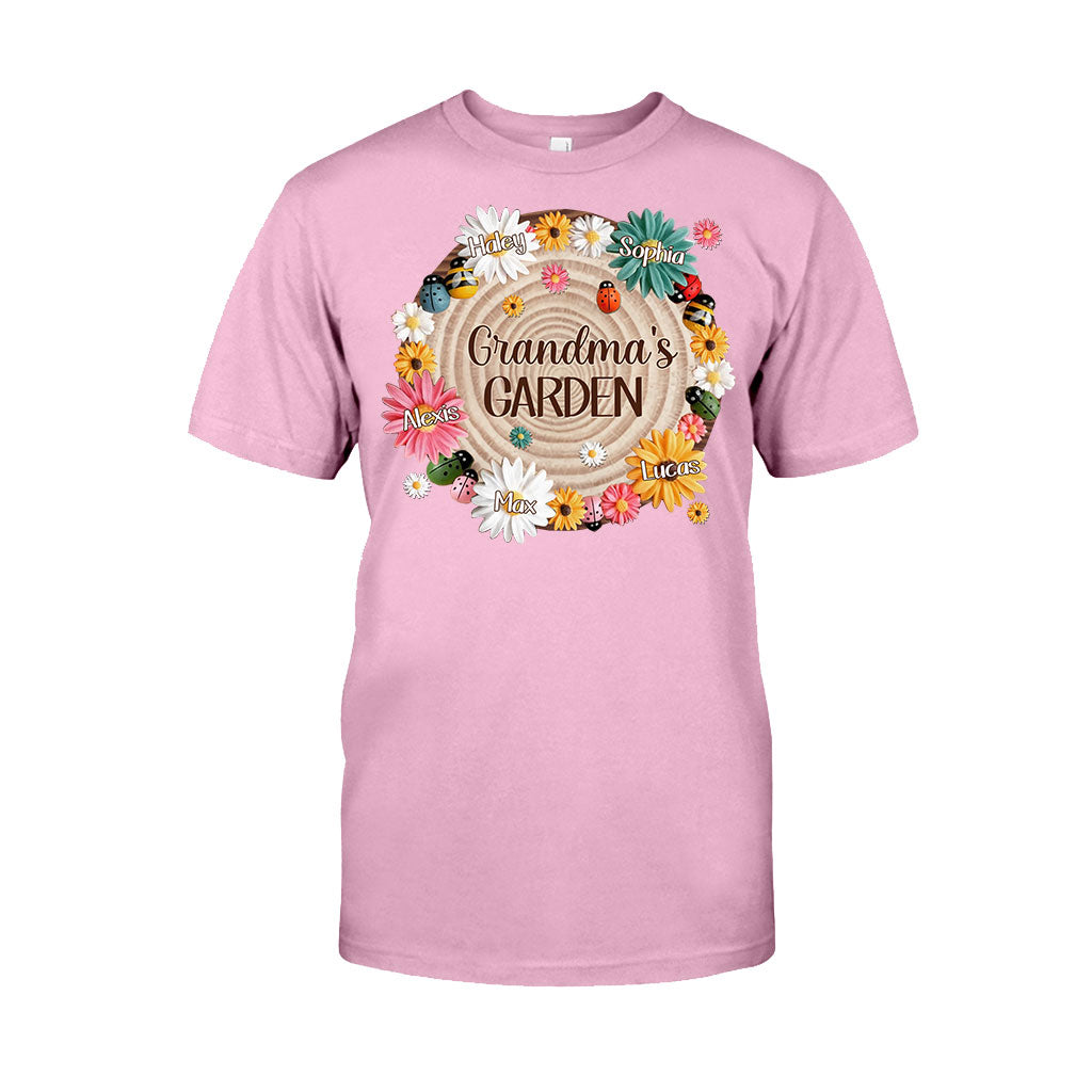 Grandma's Garden - Personalized Grandma T-shirt and Hoodie