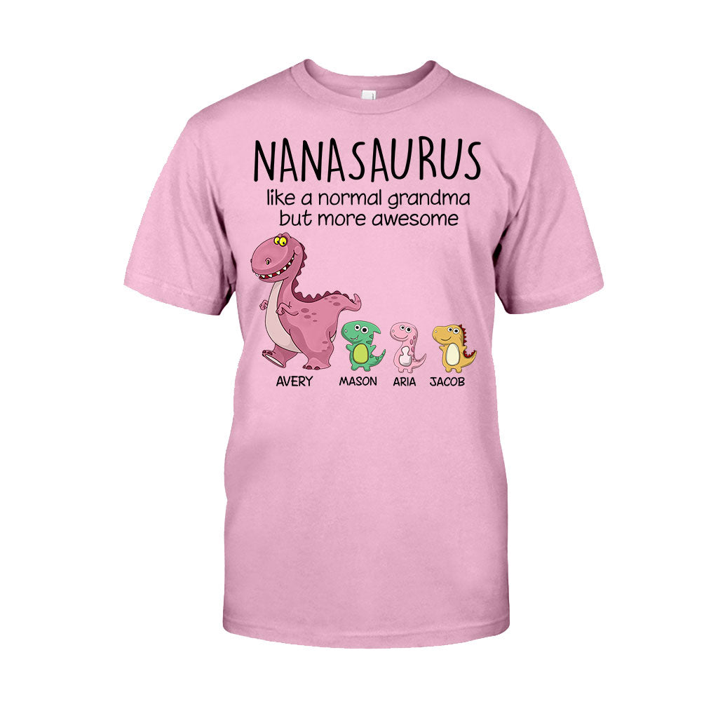 Grandmasaurus - Personalized Mother's day Grandma T-shirt and Hoodie