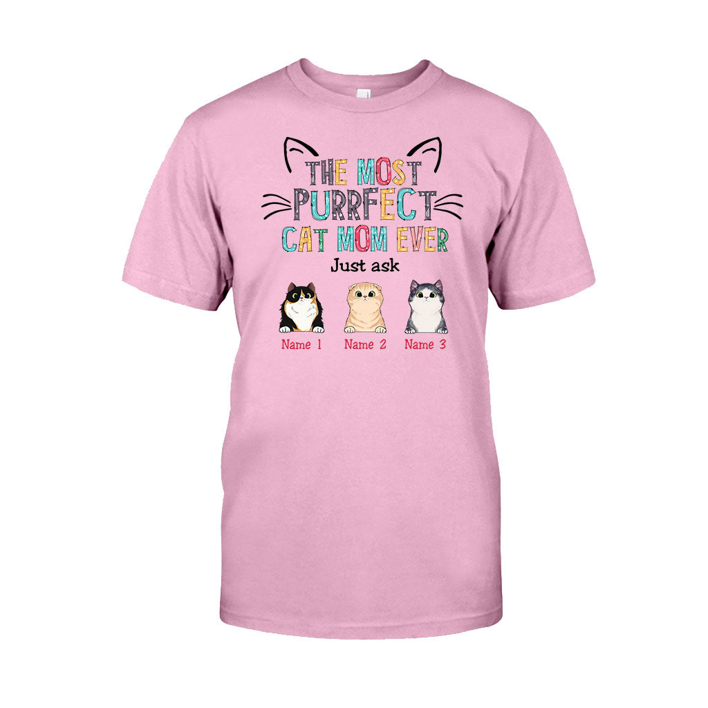 Furrfect Cat Mom - Personalized Mother's Day Cat T-shirt and Hoodie