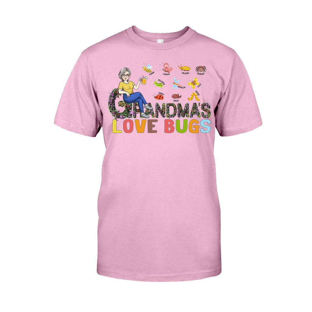 Grandma's Love Bugs - Personalized Mother's Day Grandma T-shirt and Hoodie