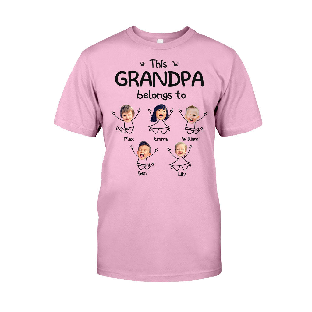 This Grandpa Belong To - Personalized Father's Day Grandpa T-shirt and Hoodie