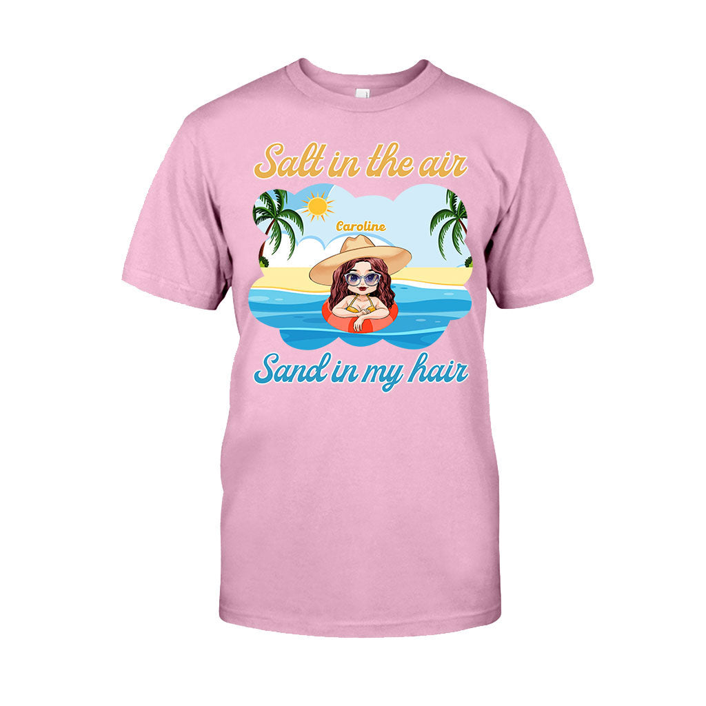 Salt In The Air Sand In My Hair - Personalized Sea Lover T-shirt and Hoodie