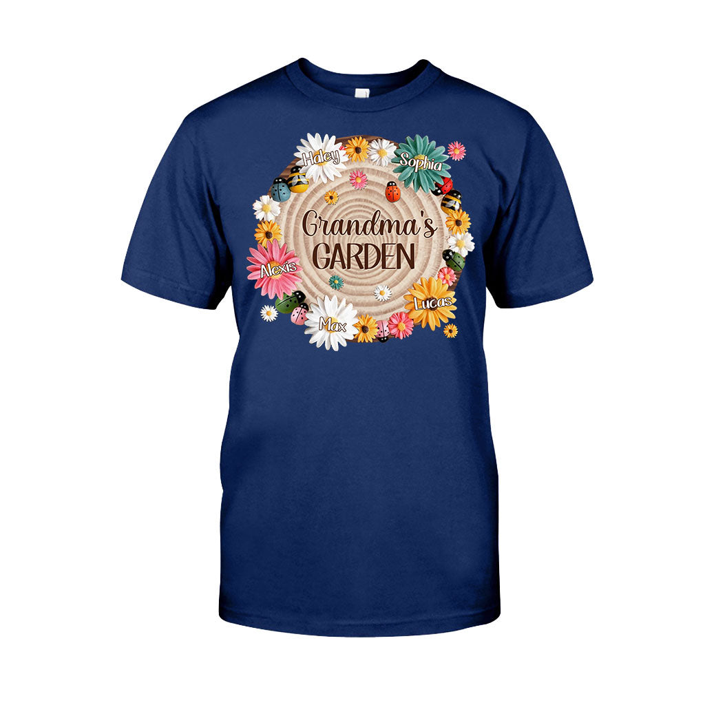 Grandma's Garden - Personalized Grandma T-shirt and Hoodie