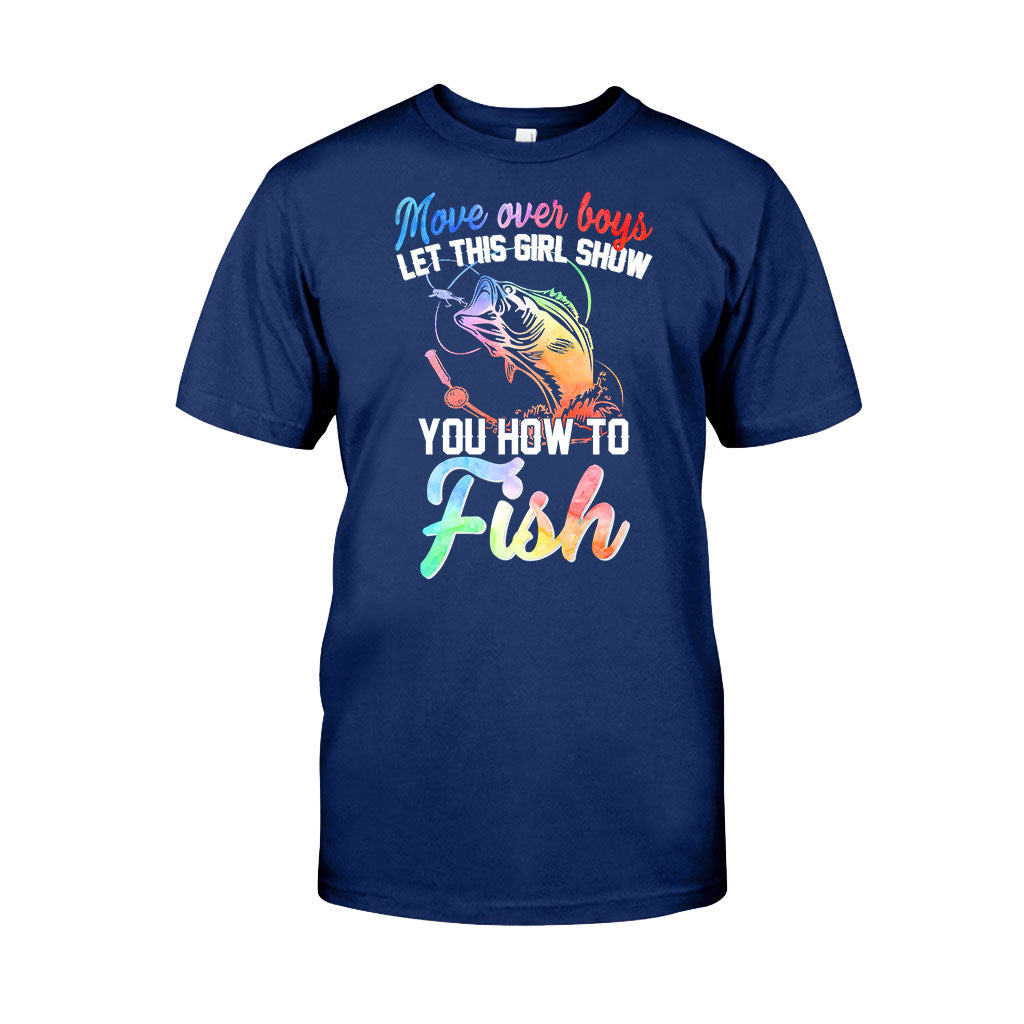 Move Over Boy - Fishing T-shirt and Hoodie 112021