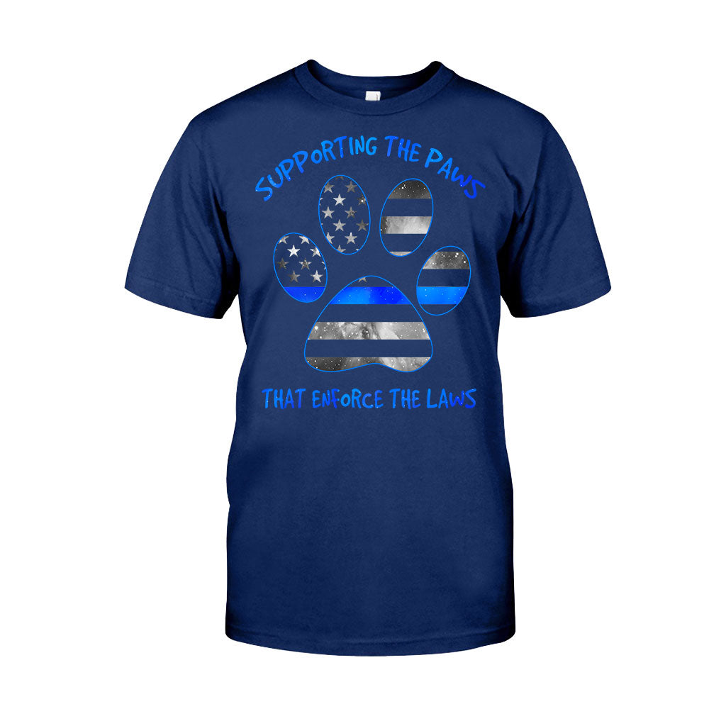 Supporting The Paws - Police Officer T-shirt And Hoodie 062021