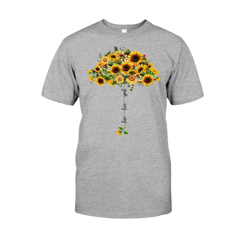 Discover Live Love Spoil Sunflower Umbrella - Personalized Grandma T-shirt and Hoodie 1021