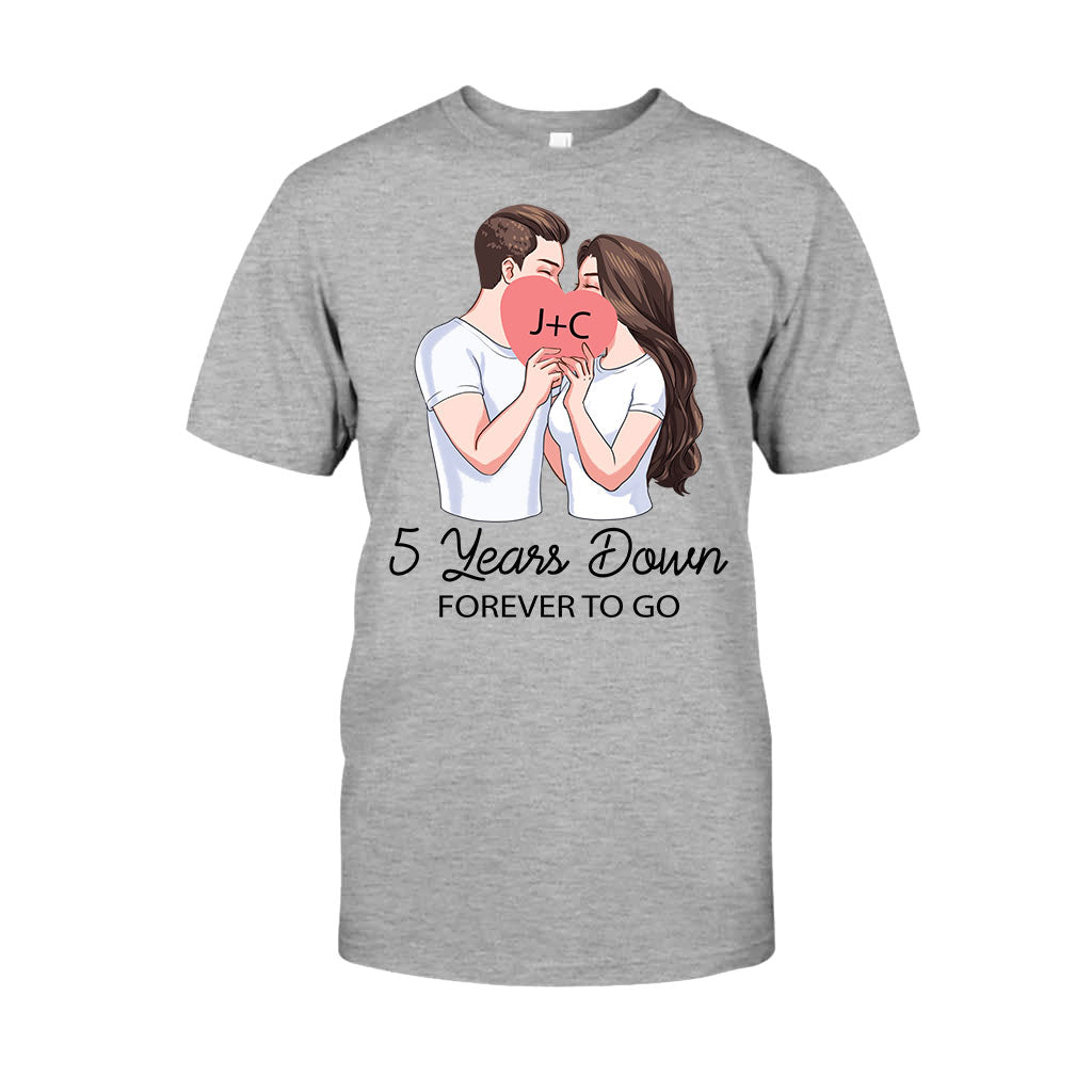 Forever To Go - Personalized Couple T-shirt and Hoodie