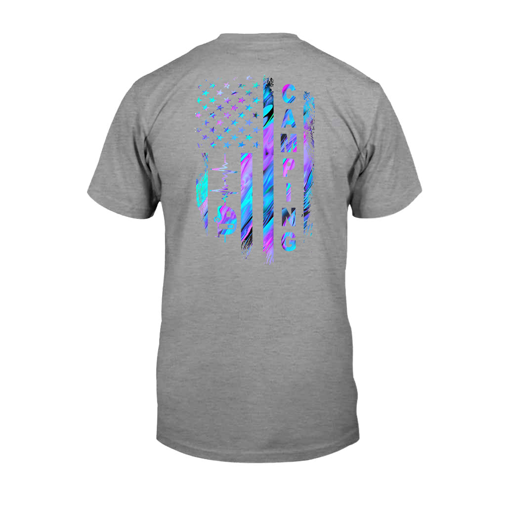 Camping Flag - Hologram T-shirt and Hoodie 1121