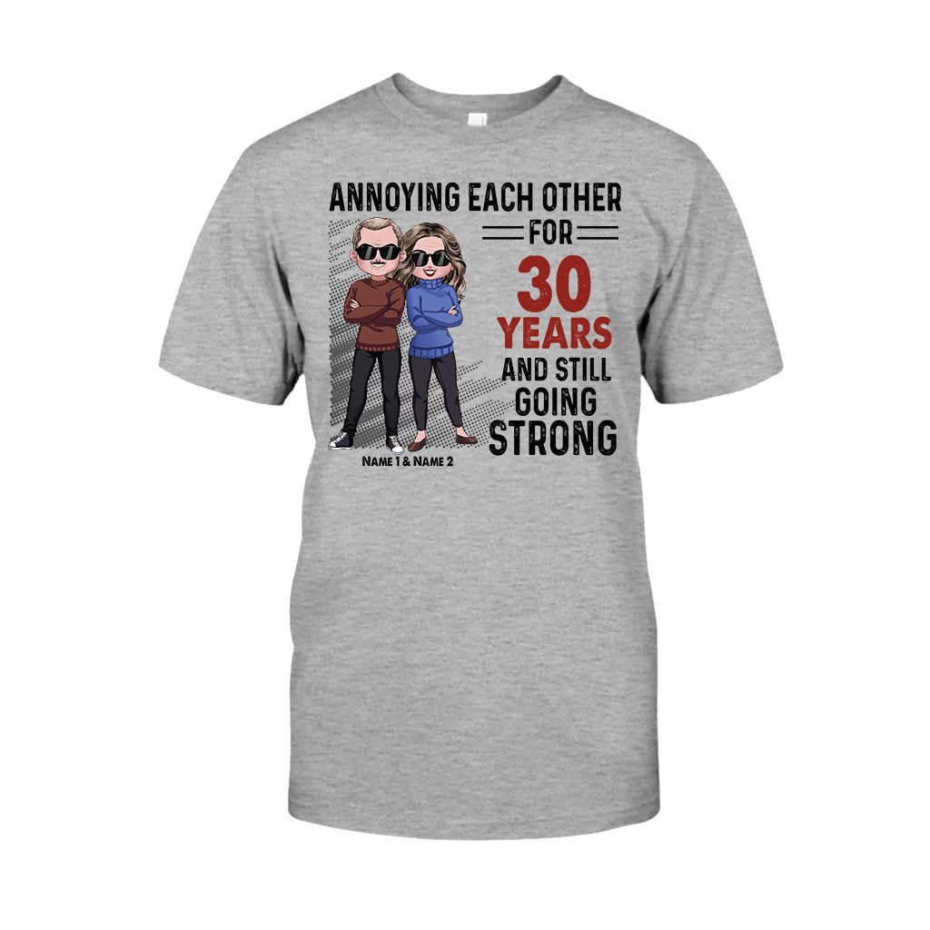 Annoying Each Other - Personalized Couple T-shirt and Hoodie