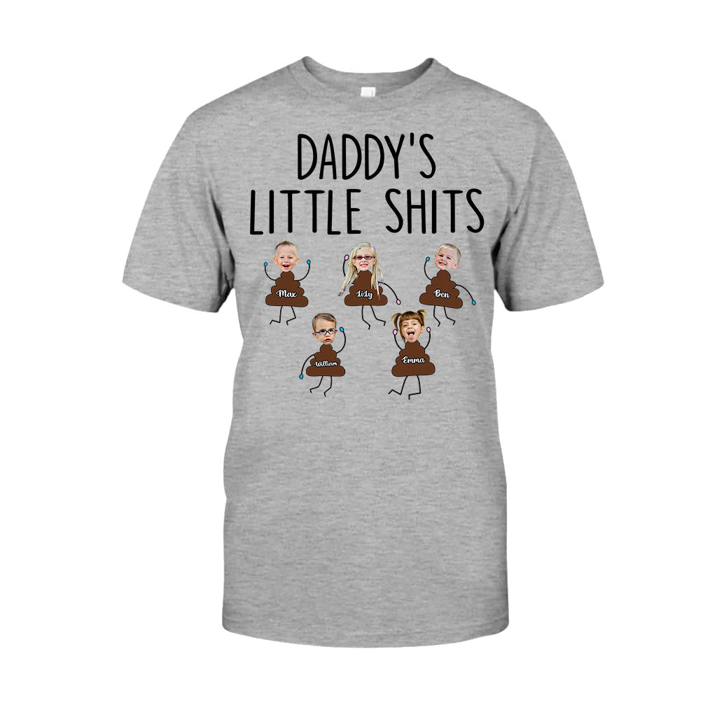 Daddy's Little Shits - Personalized Father's Day Father T-shirt and Hoodie