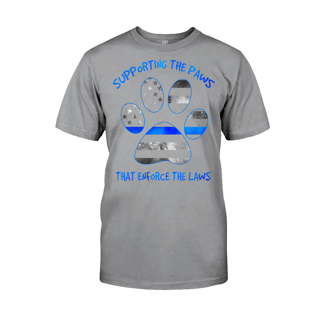 Supporting The Paws - Police Officer T-shirt And Hoodie 062021