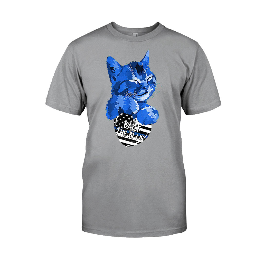 Blue Cat - Police Officer T-shirt And Hoodie 062021