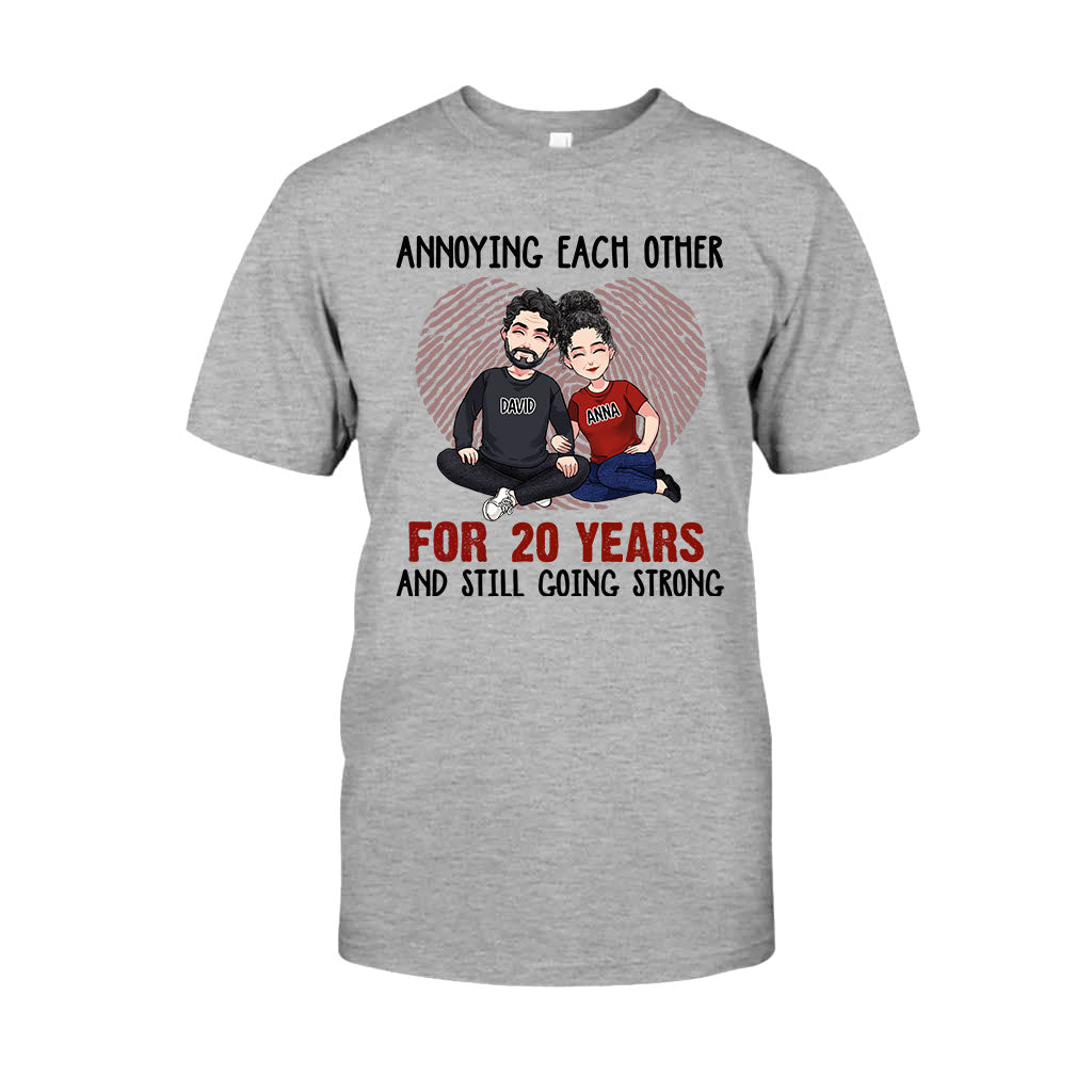 Annoying Each Other For Many Years - Personalized Husband And Wife T-shirt and Hoodie