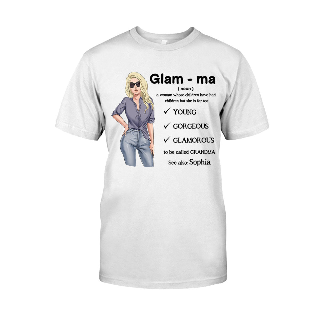 Glamma - Personalized Grandma T-shirt and Hoodie