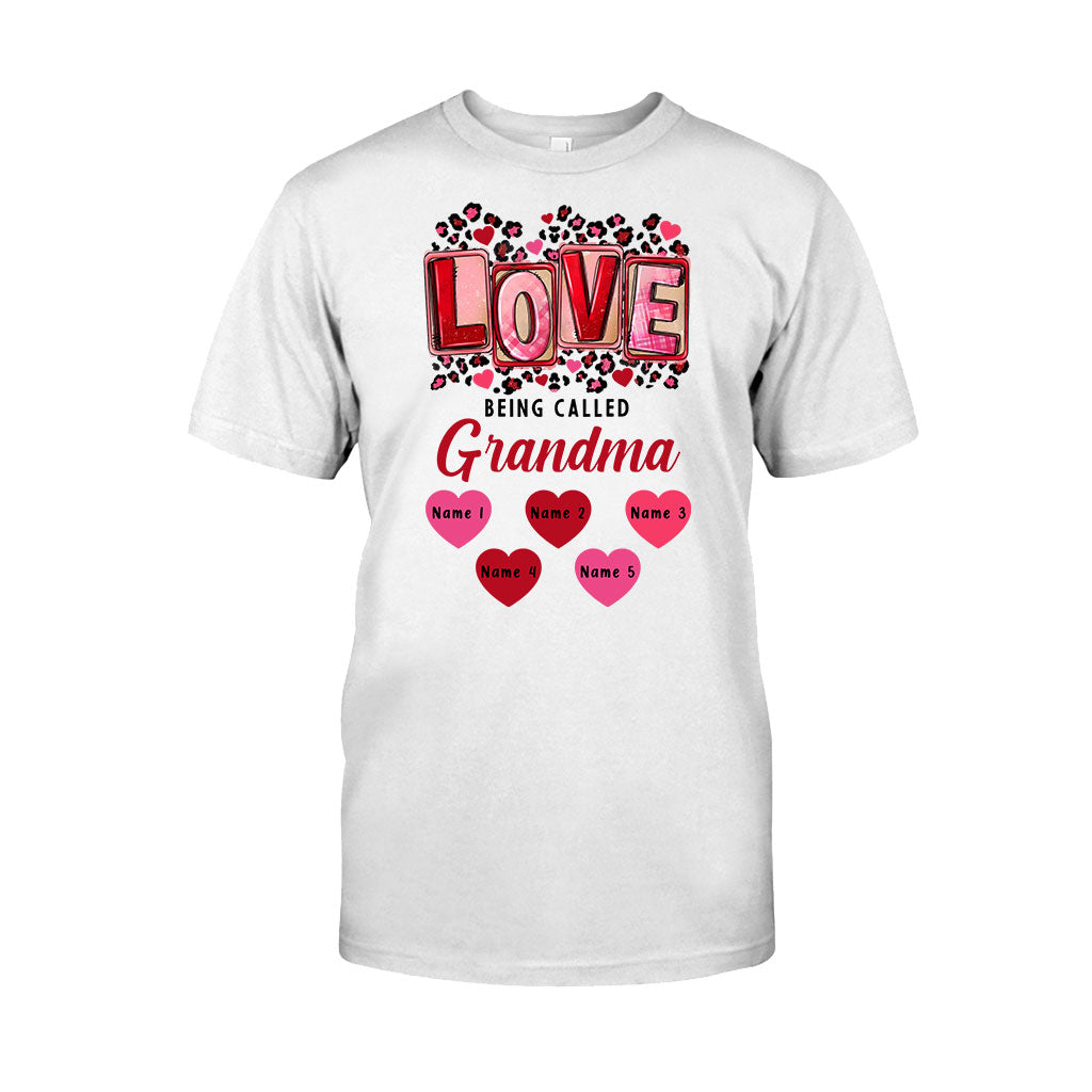 Love Being Called Grandma - Personalized Grandma T-shirt and Hoodie