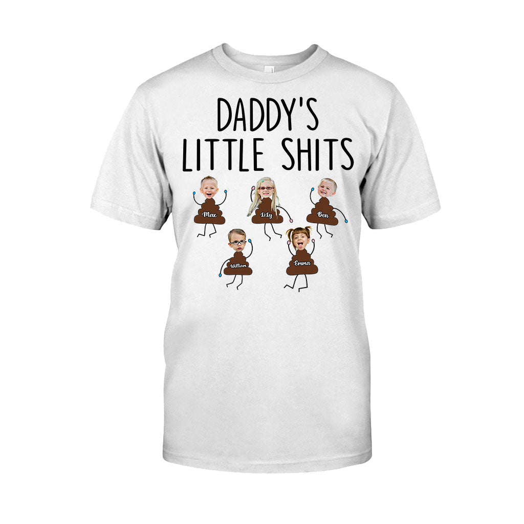 Daddy's Little Shits - Personalized Father's Day Father T-shirt and Hoodie