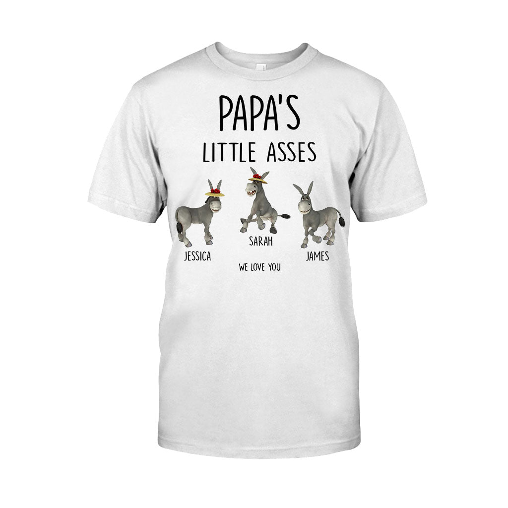 Little Asses Gift for dad grandpa mom uncle aunt grandma Personalized T shirt And Hoodie