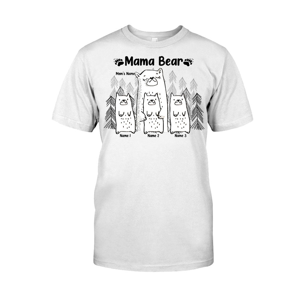 Mama Bear - Personalized Mother's day Mother T-shirt And Hoodie