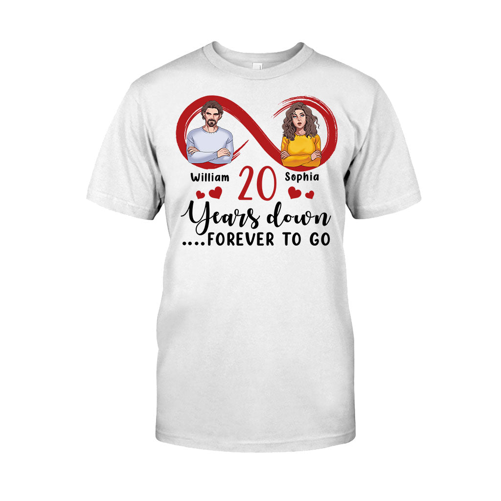 Forever To Go - Personalized Couple T-shirt and Hoodie