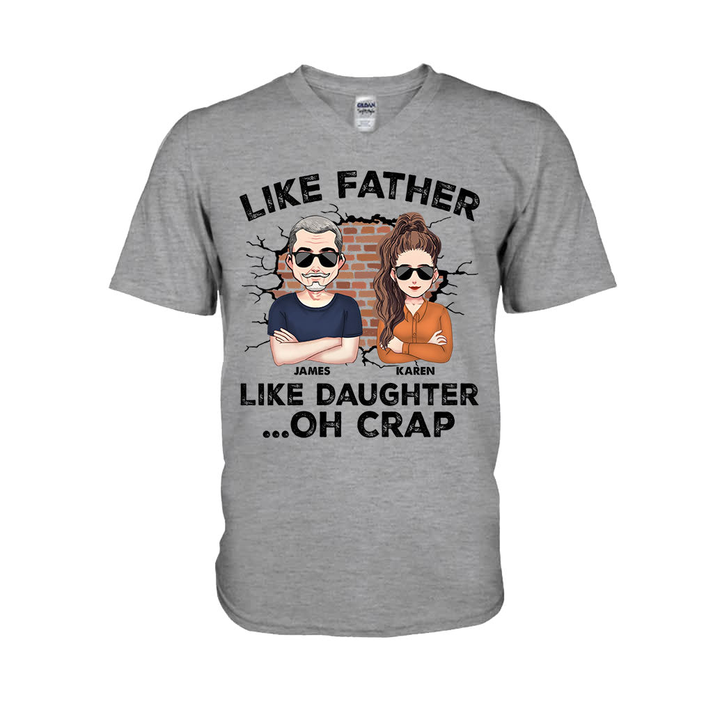 Like Father Like Daughter - Personalized Father T-shirt and Hoodie