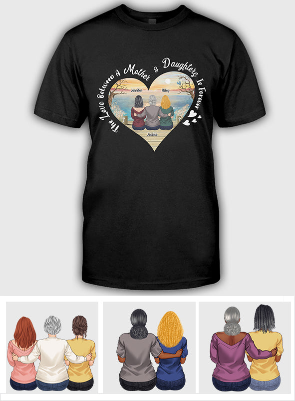 Mother Gift The Love Between Mother & Daughter - Personalized Mother's Day Mother T-shirt and Hoodie