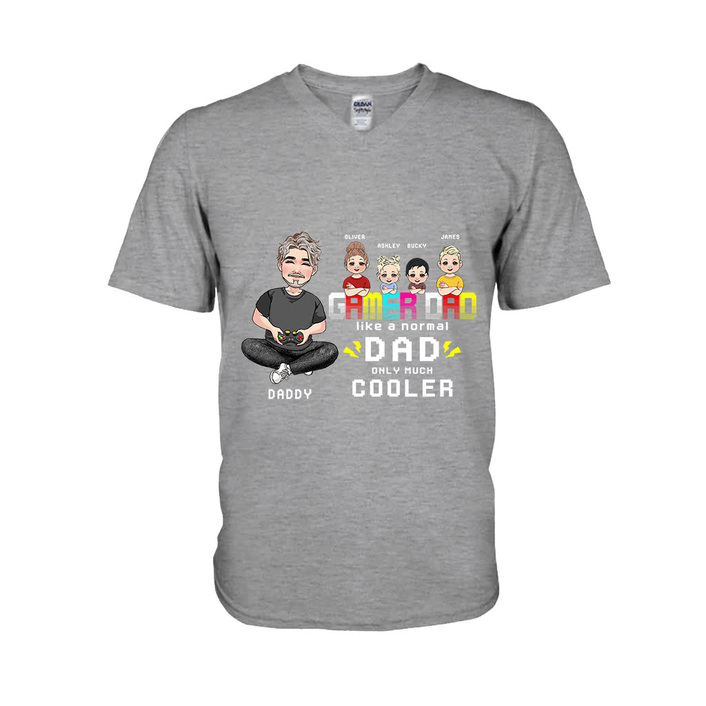Gamer Dad - Personalized Video Game T-shirt and Hoodie